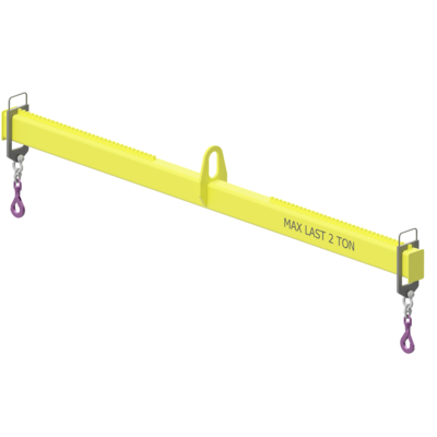 Palonnier de levage réglable par étriers