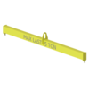 Low profile lifting beam for minimum head room.
