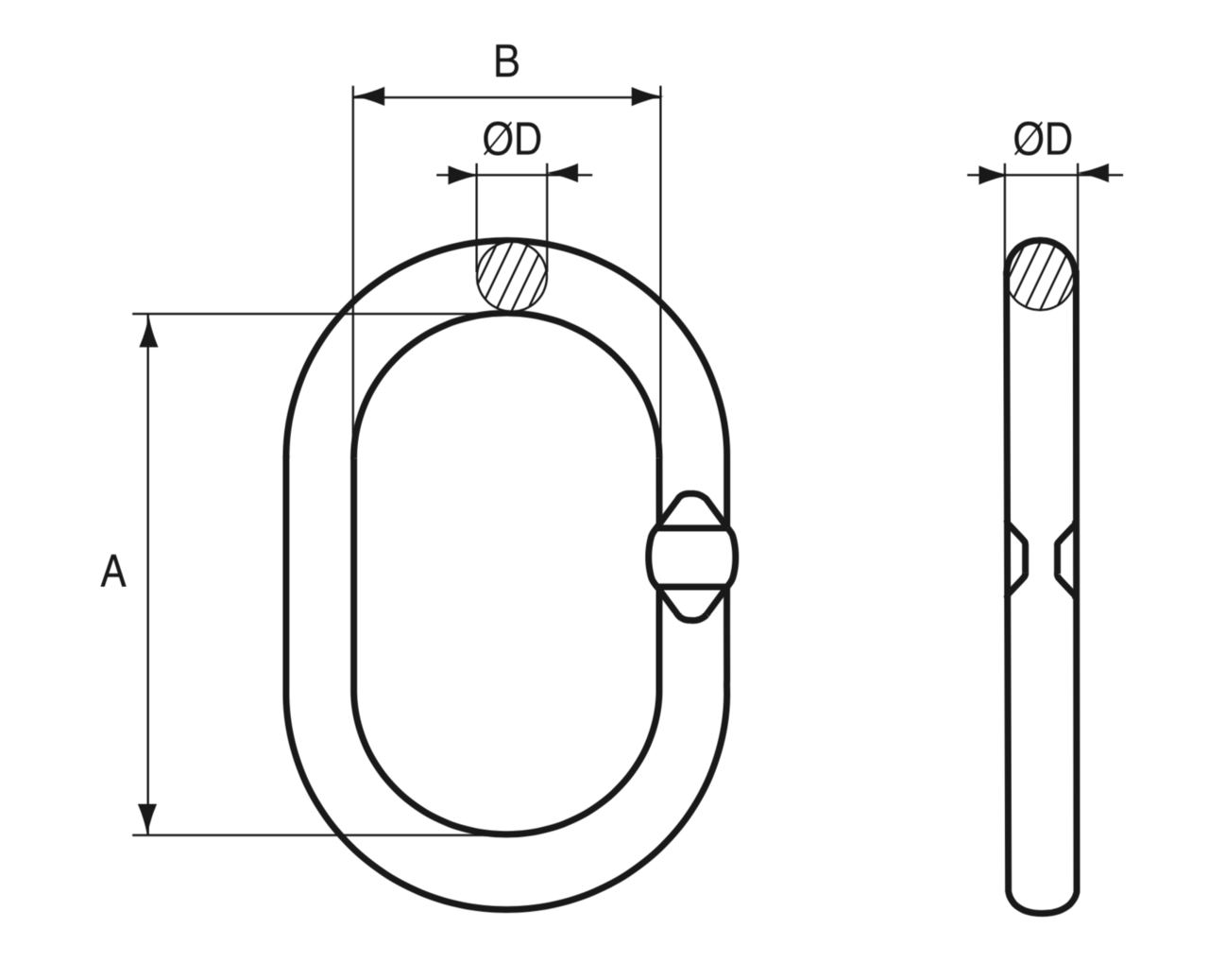 Anneau Yoke Anneau de levage