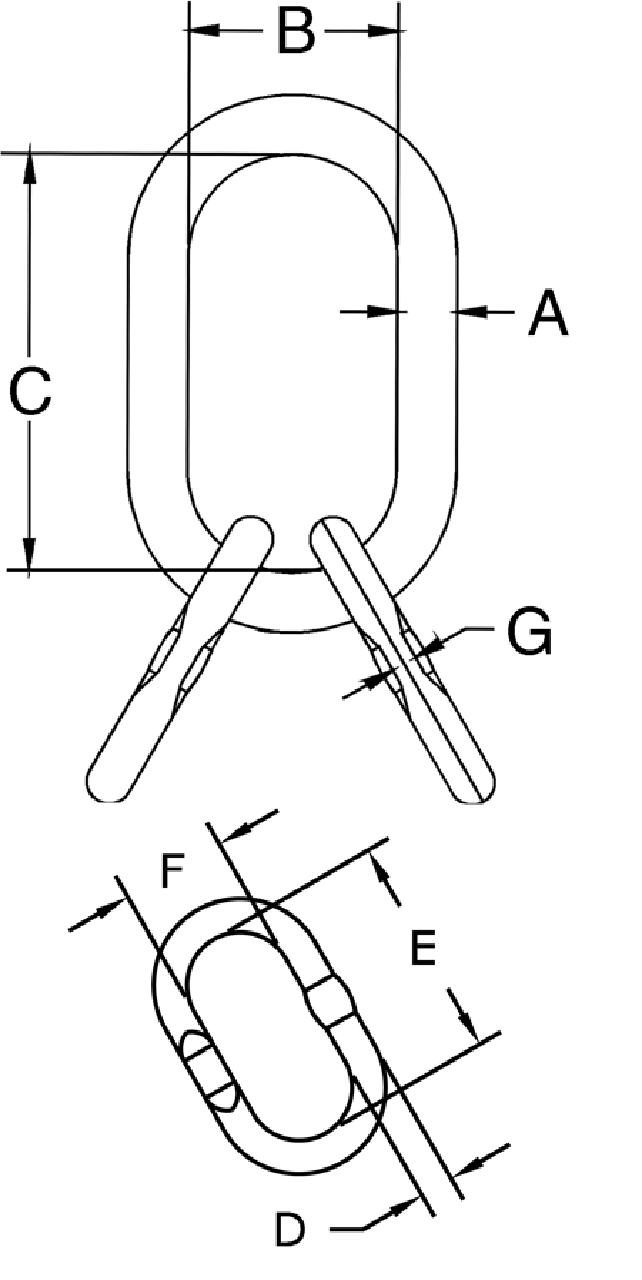 Anneau grade 80 Anneau de levage