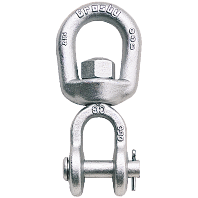 Quality Swivel Jaw End Crosby G-403, without bearing, according to Federal Specification RR-C-271F.
