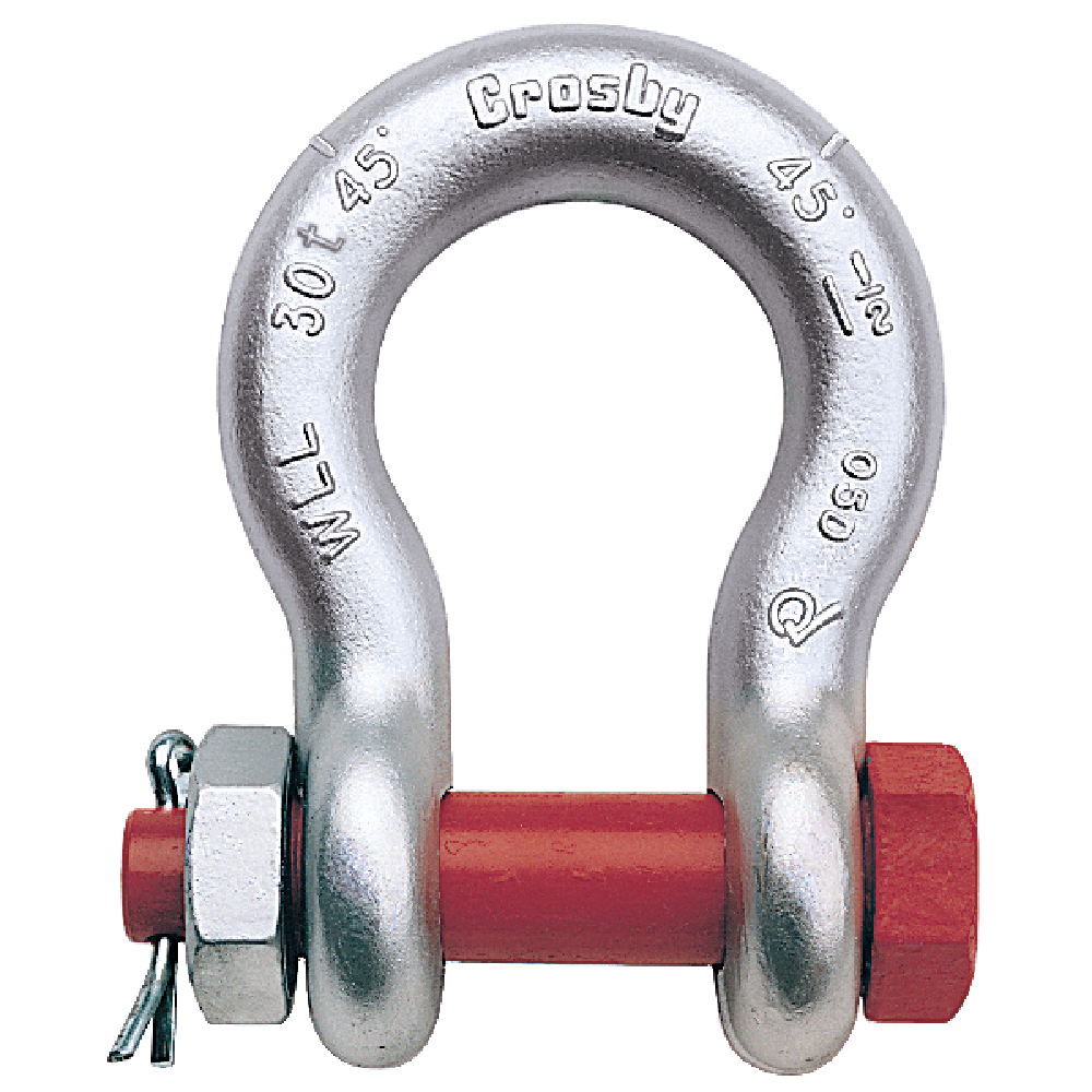 Manille lyre boulonnée goupillée Crosby G-2140