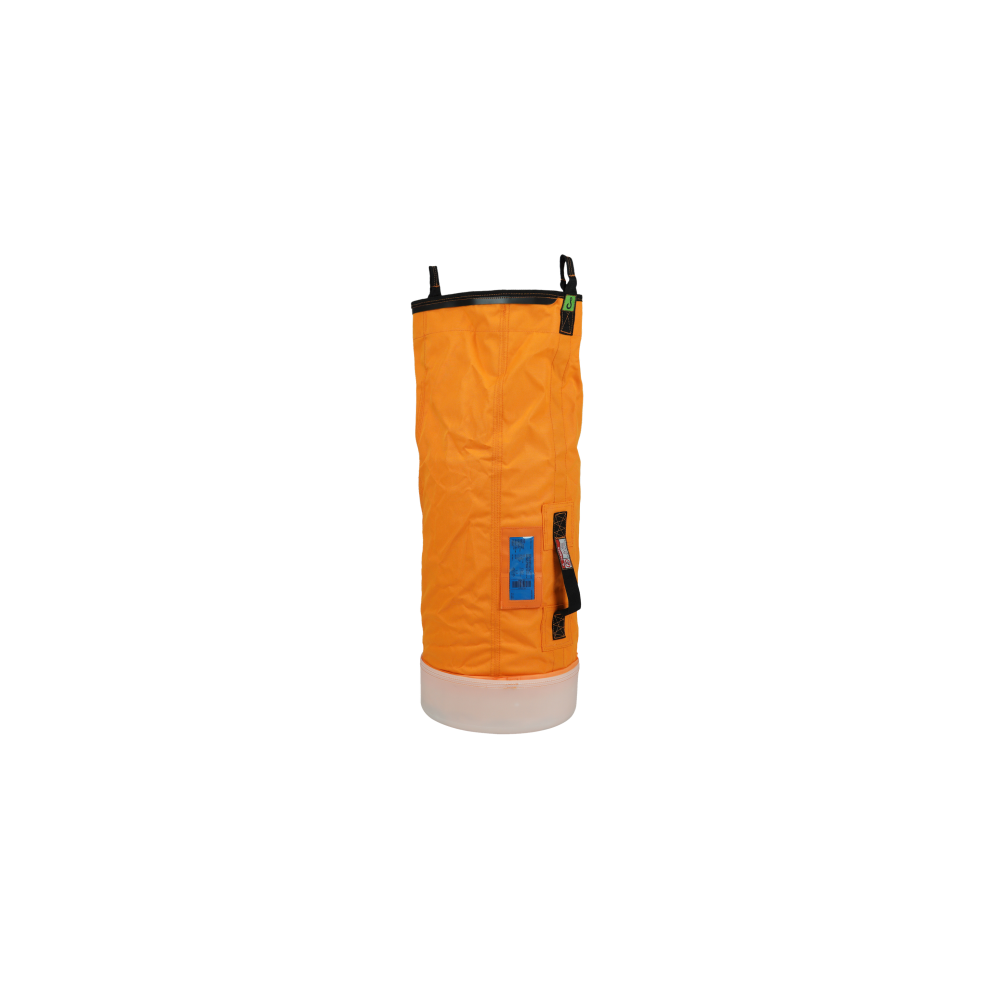 Version orange du petit sac à outils cylindrique 1225