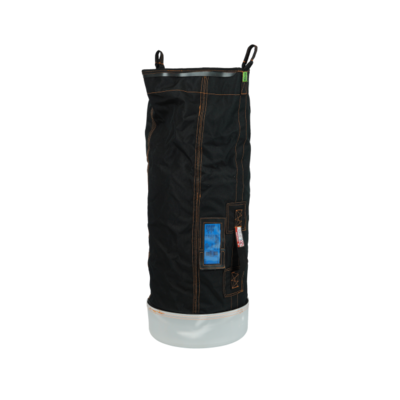 Version noire du petit sac à outils cylindrique 1225