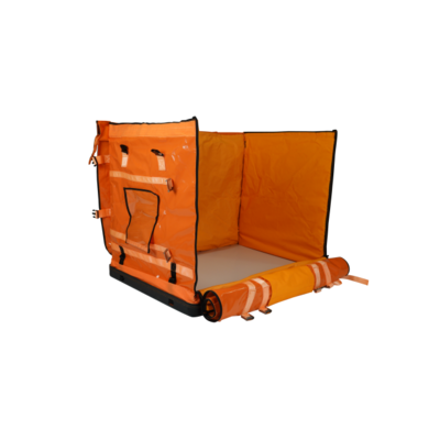 Ouverture du sac de levage géant pour palette