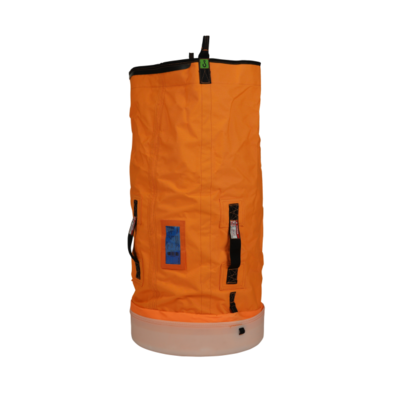 Version orange du grand sac à outils cylindrique 4897