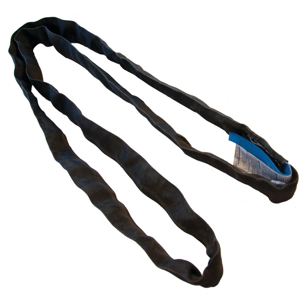 Elingue ronde sans fin noire Blackline