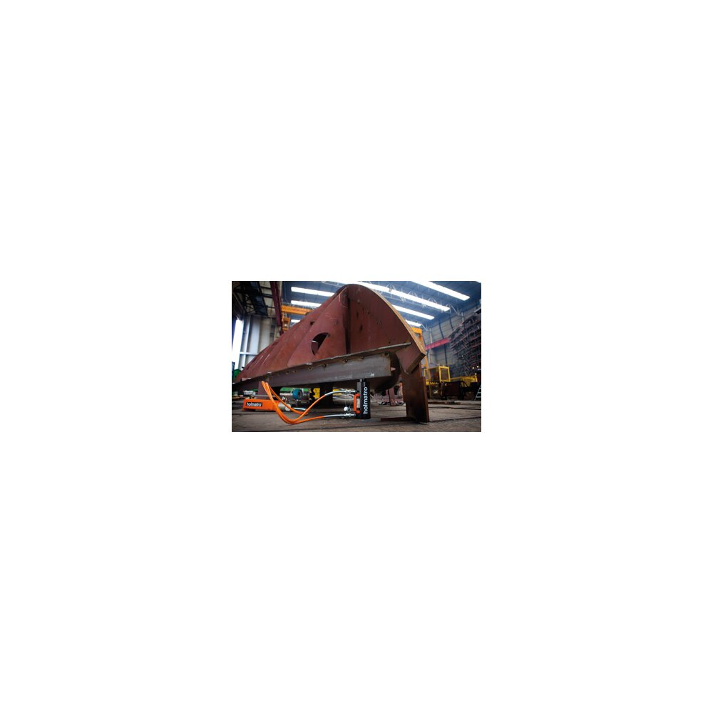 Vérin hydraulique HAC H en utilisation