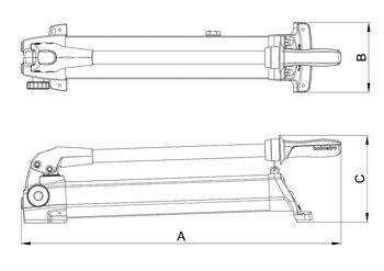 Schéma de la pompe à main PA H 2