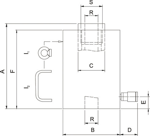 Schéma vérin hydraulique HHJ S