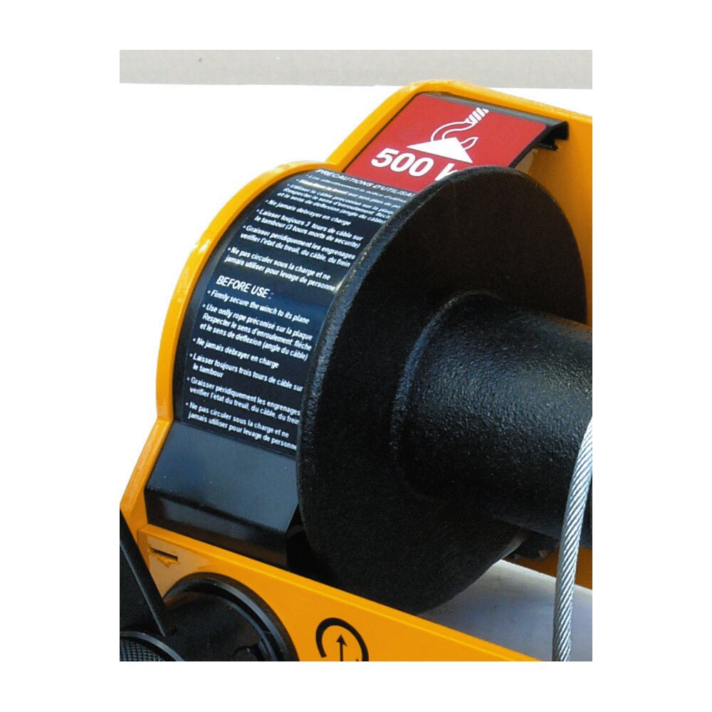 Capot du treuil manuel à vis sans fin Manibox VS