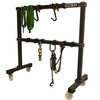 Storage rack for lifting accessories