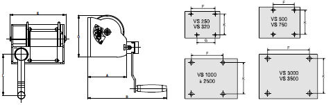 Treuil à vis Manibox