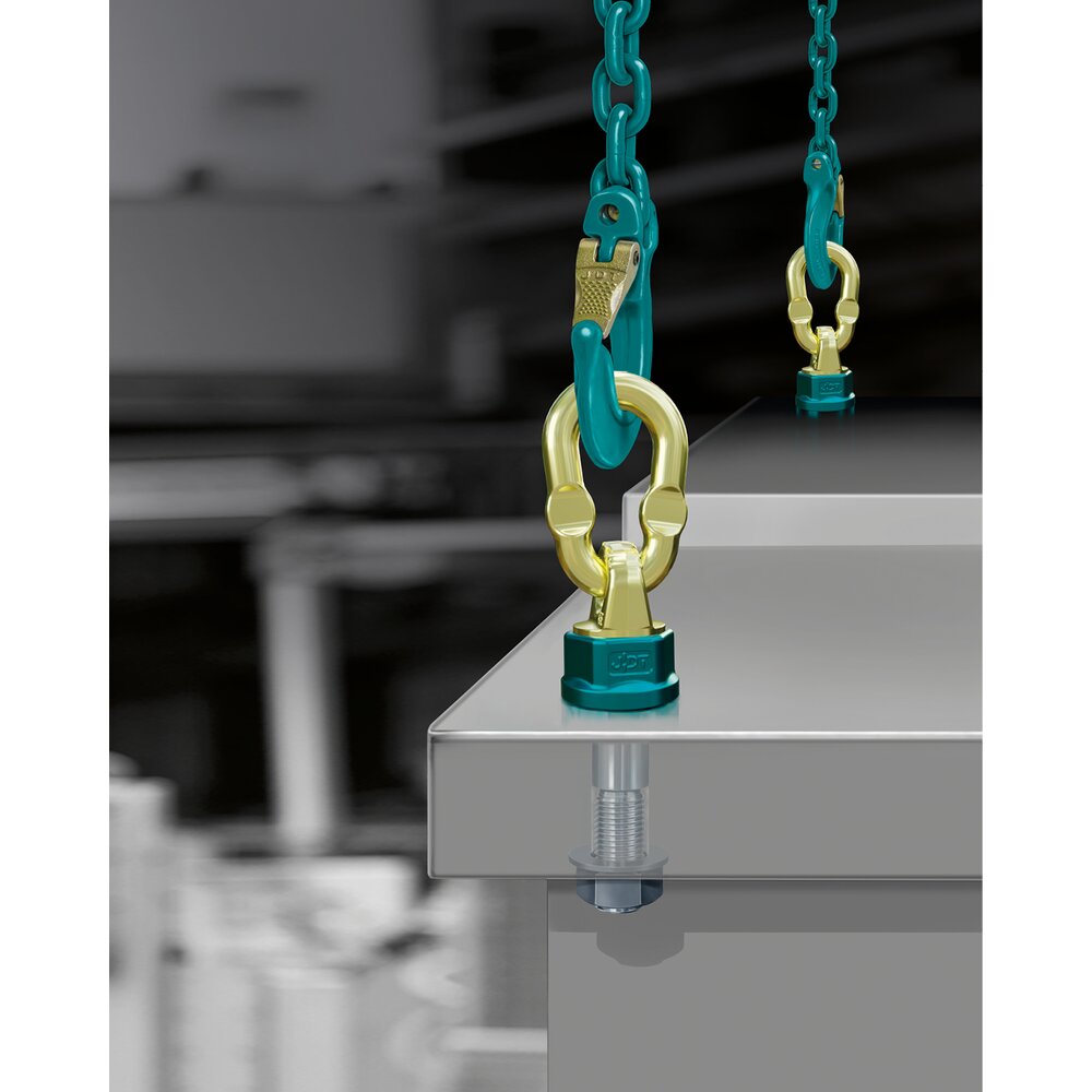 Anneau de levage articulé à émerillon TP