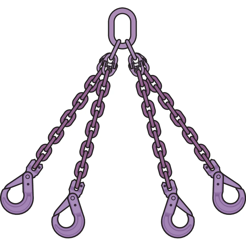 ELINGUE CHAINE 4 BRINS EQUIPE DE CROCHET AUTOMATIQUE DE 0 A 45°