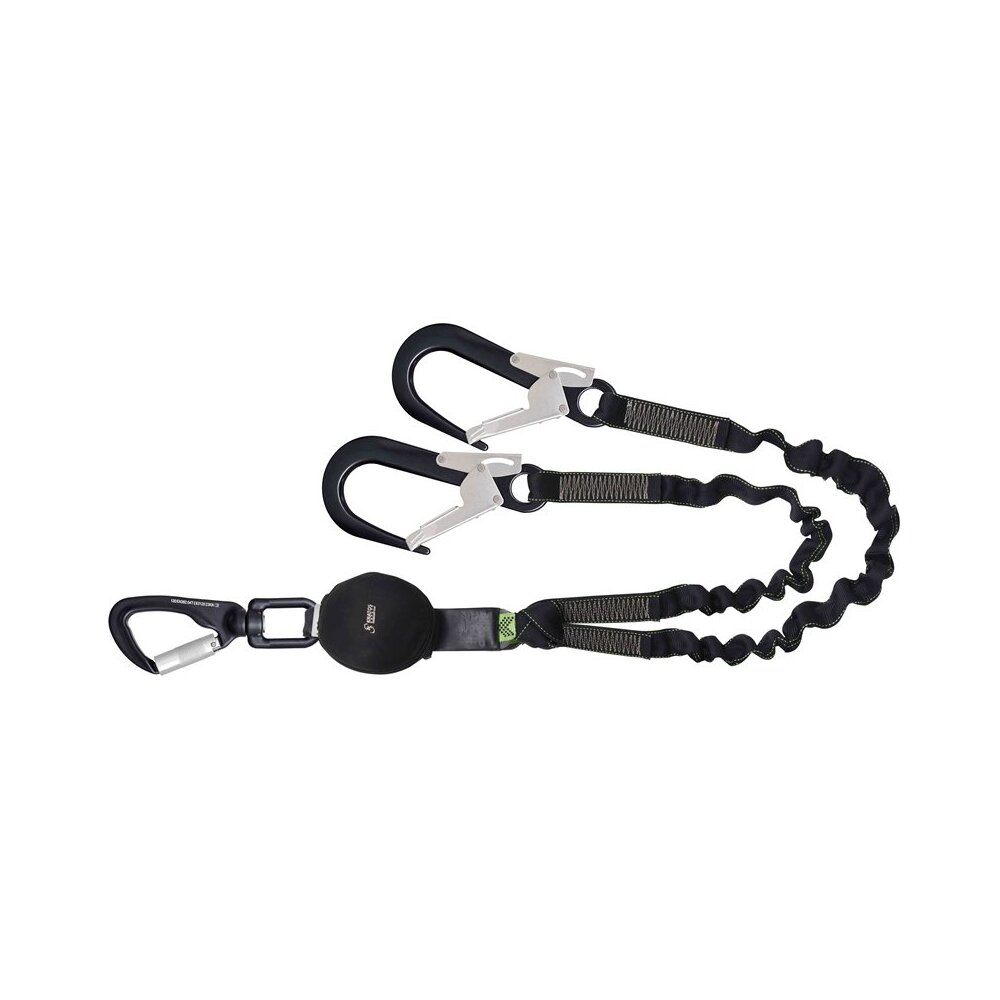 Longe fourche en sangle élastique