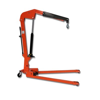 Foldable folding workshop crane