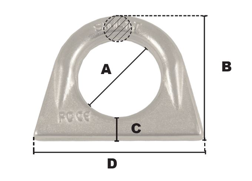 Welding ring ASHI dimensions
