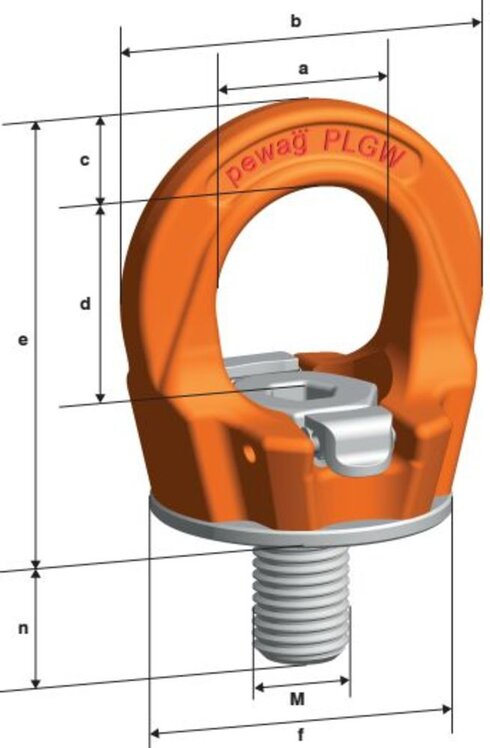 Anneau de levage dimensions