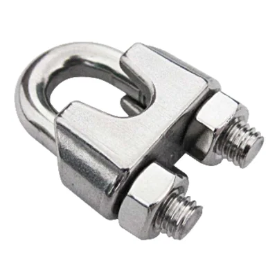 Lot De 12 Serre-Câbles M6 Acier Galvanisé 6 Mm – Fixation Solide Câble Métallique, Antirouille, Chantier & Jardin