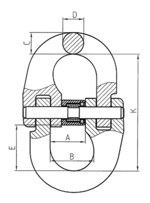 Maillon de jonction C POWERTEX | Traction Levage