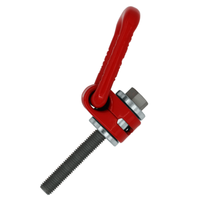 Vue de profil de l'anneau à tréteau à vis POWERTEX LPD - Tige longue