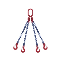 Four leg chain sling with SHC latch hooks