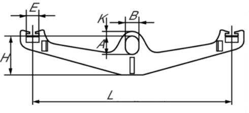 Dessin technique du palonnier de levage pour Big Bag POWERTEX LBB