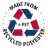 Made from recycled polyester r-PET