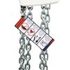 Etiquette d'avertissement du palan manuel en aluminium PACB-S1 POWERTEX