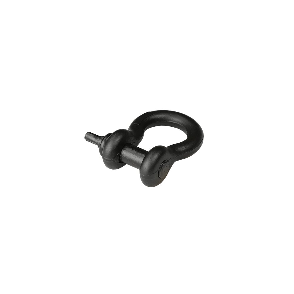 Côté droit de la manille lyre vissée Powertex noire