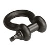 Côté gauche de la manille lyre vissée Powertex noire