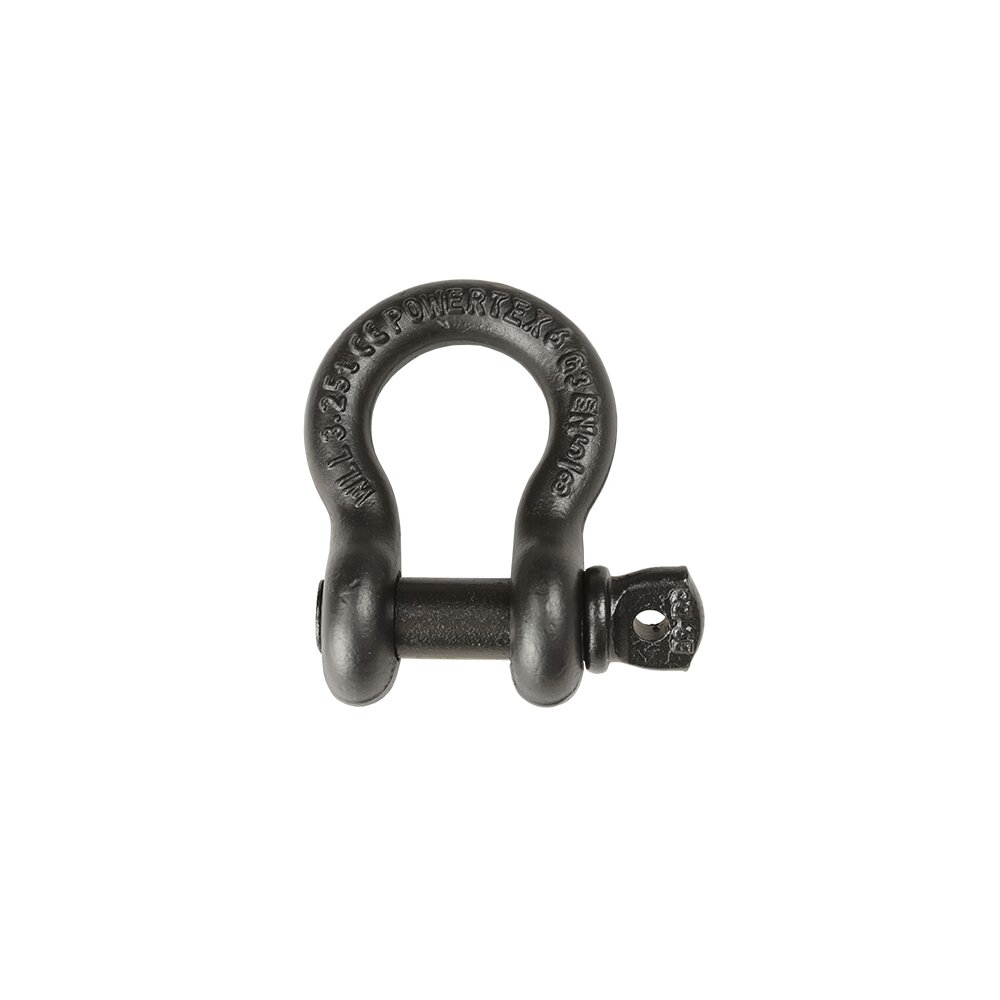 Manille lyre vissée Powertex noire