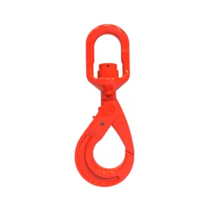 Yoke “Grip-Safe” Self Locking Swivel Hook w/ Roller Bearings *New
