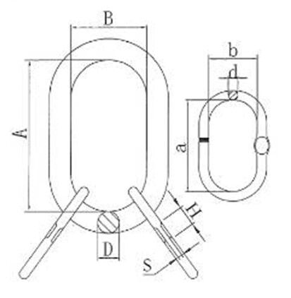 Schéma de l'anneau ovale triple MAW POWERTEX (Large)