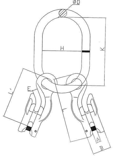 Schéma de l'anneau ovale MC2 POWERTEX