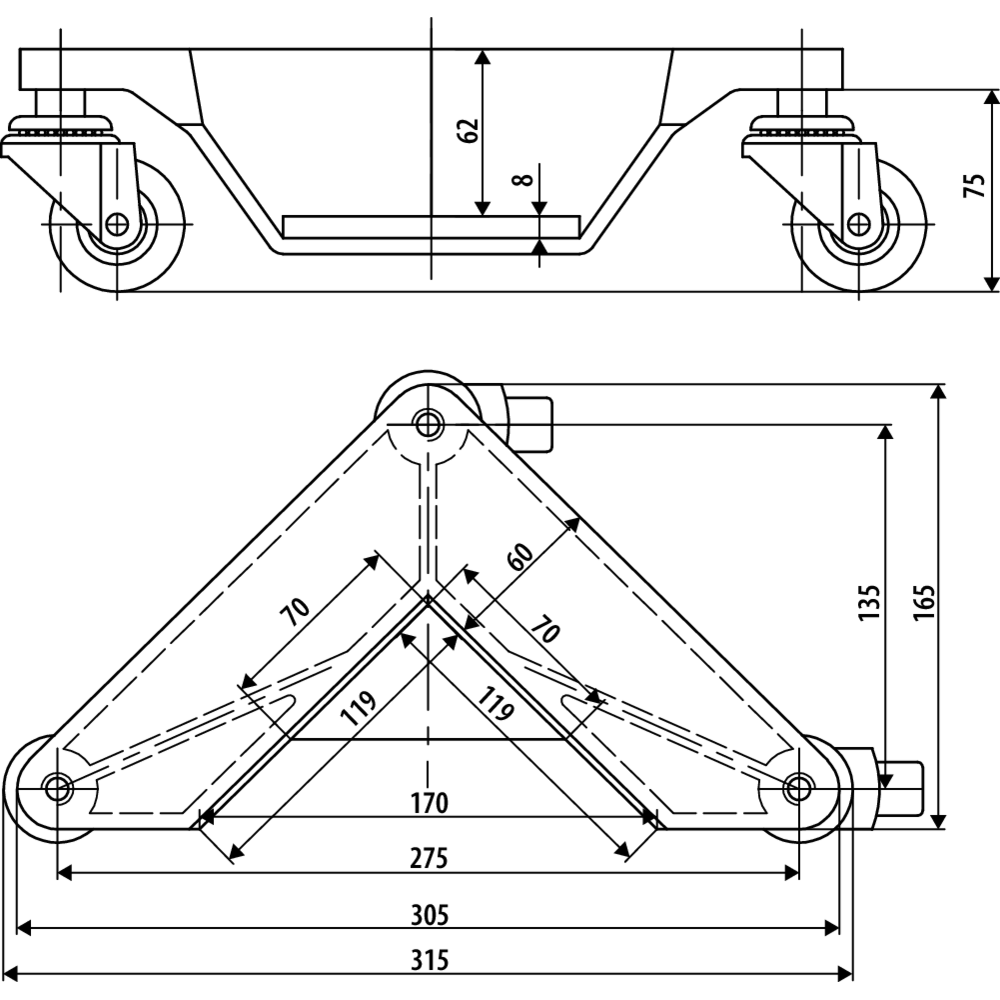 REMA TKV / TBV Corner movers