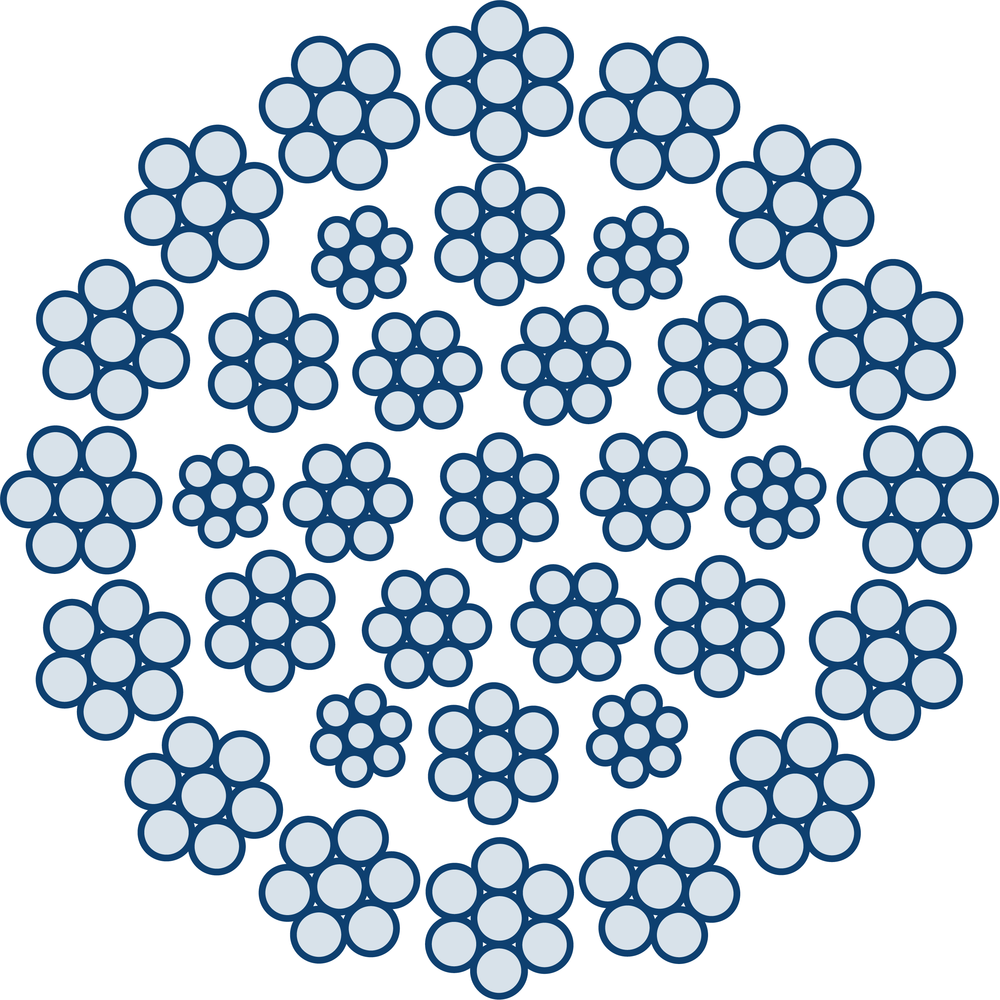 Rotating resistant steel wire rope | Traction Levage