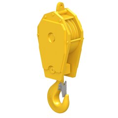 Moufle de grue 3 poulies
