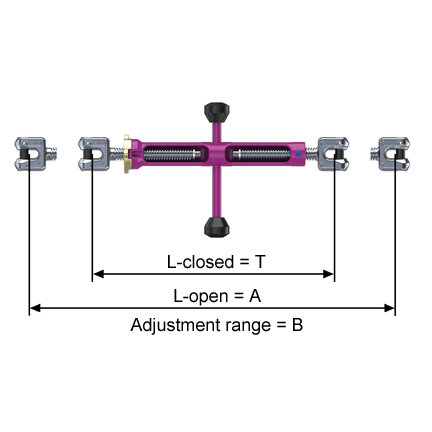 Dessin technique du tendeur RUD ICE-CURT-K-GAKO