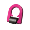 A pink, high quality weld-on Lifting Eye RUD VLBS.