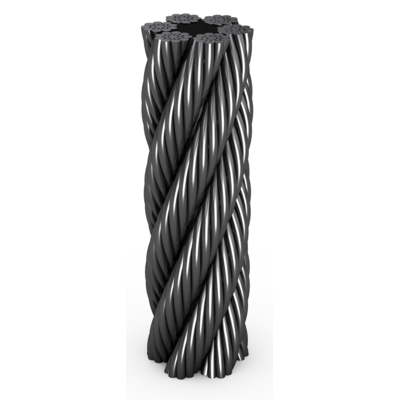 Steel wire rope - 6x19S-FC wire rope | Traction Levage