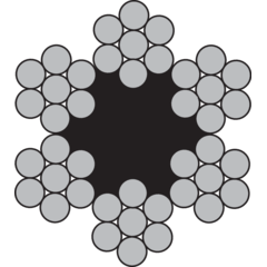 Câble 6x7 - âme textile