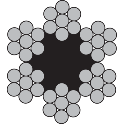 Câble acier 6x7