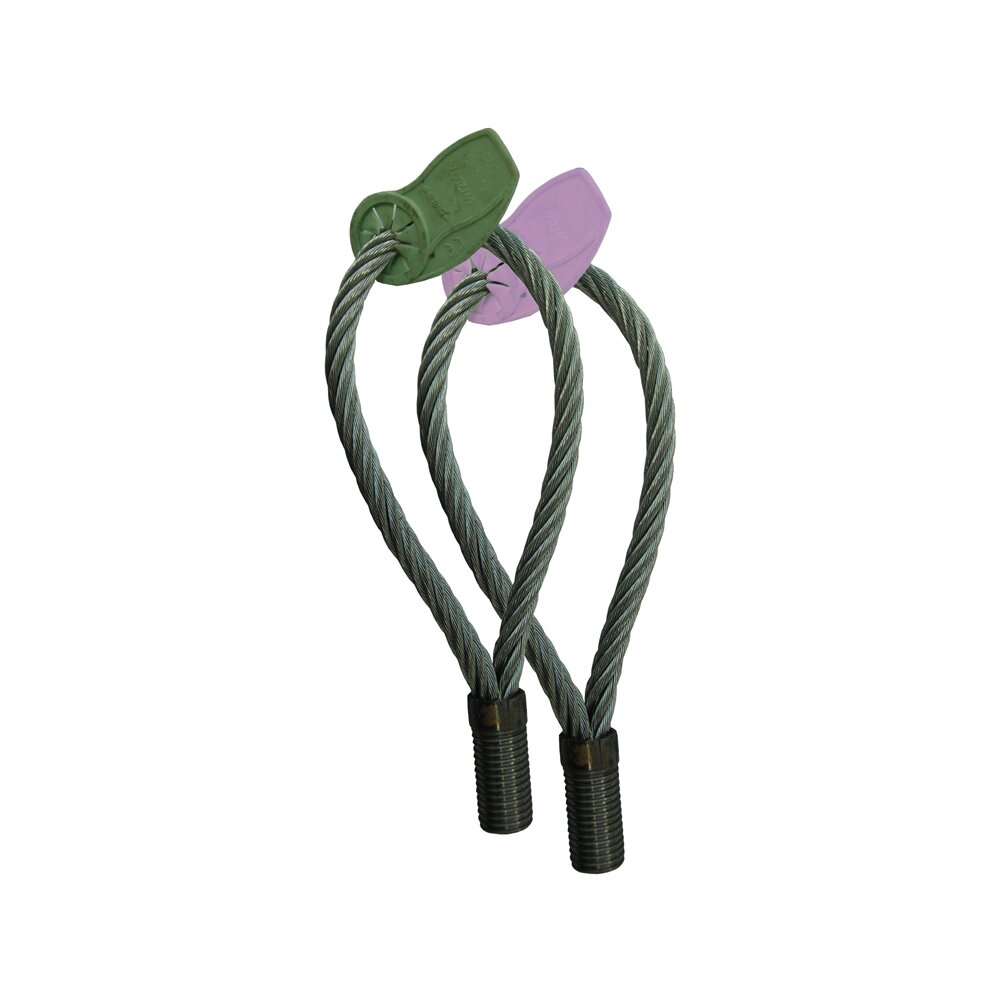 Wire rope lifting loop for concrete elements