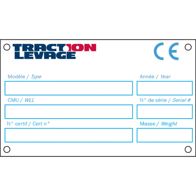 Plaque horizontale du palonnier réglable PR