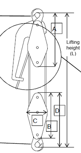Palanmatic Manual Hoist drawing