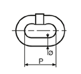 Chain Locking Device CLD chain link drawing