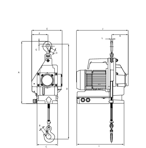 Treuil minifor schéma