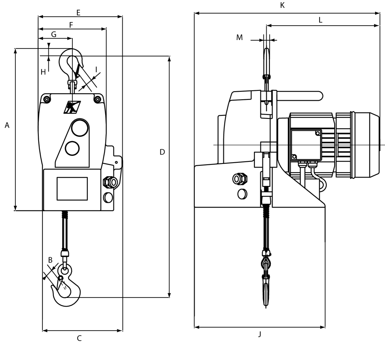 Treuil Minifor schéma